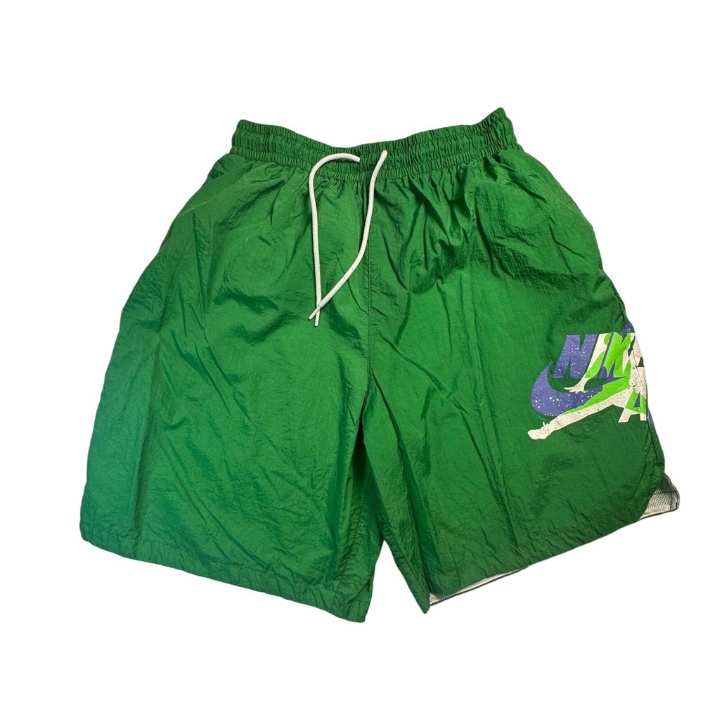 Jordan Jumpman Poolside Shorts Mens 2XL Green Nike Air Graphic CJ4668-353